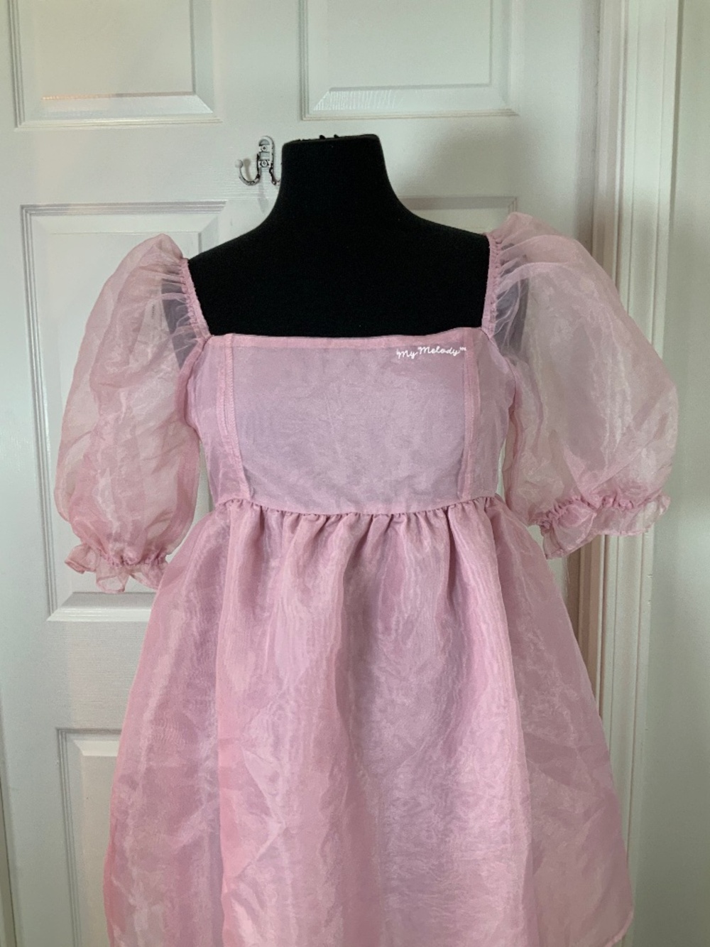 Forever 21 Hello Kitty My Melody Pink Babydoll Costume Dress Size S/M - Picture 3 of 10